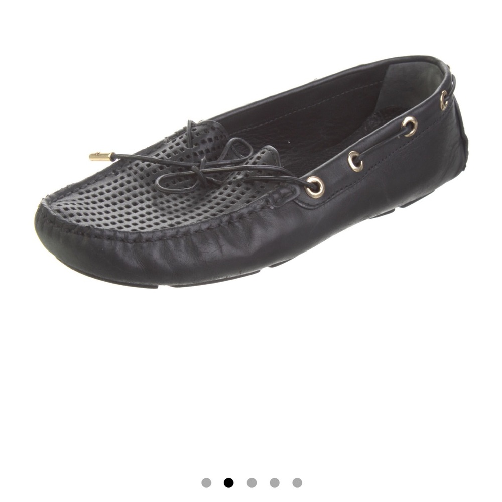 Tory Burch Leather Cutout Loaffers